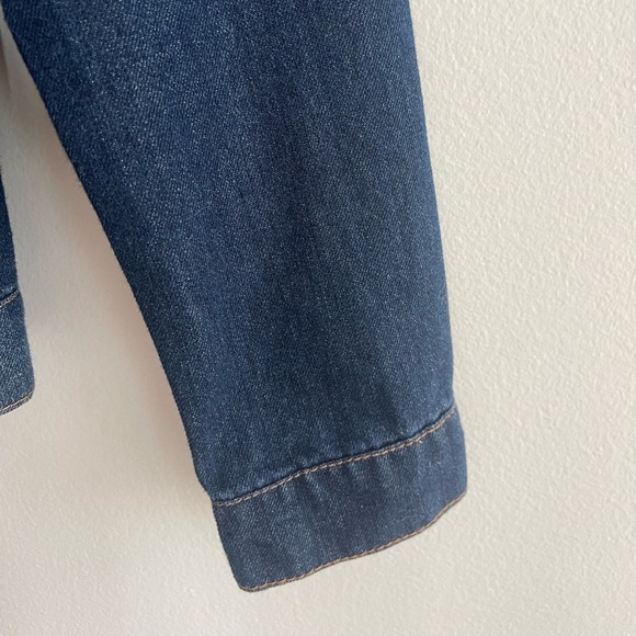 Splendid Girls' Denim Jacket with Faux Fur Collar,  size 10 - Picture 7 of 8